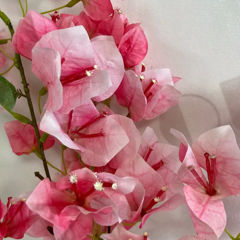 white bougainvillea silk flowers bush
