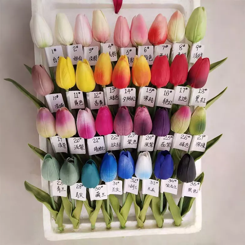 Real Touch Artificial Tulip Flowers